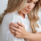 BRAID RING ROSE