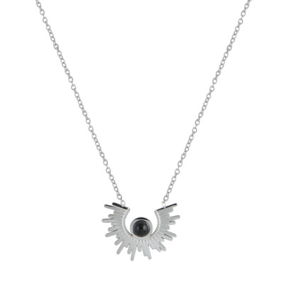 SOLAR ECLIPSE PENDANT SILVER SOLAR ECLIPSE PENDANT SILVER