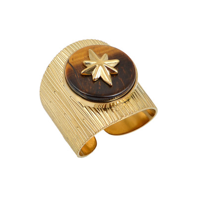 COMPASS OF LIFE RING BROWN COMPASS OF LIFE RING BROWN